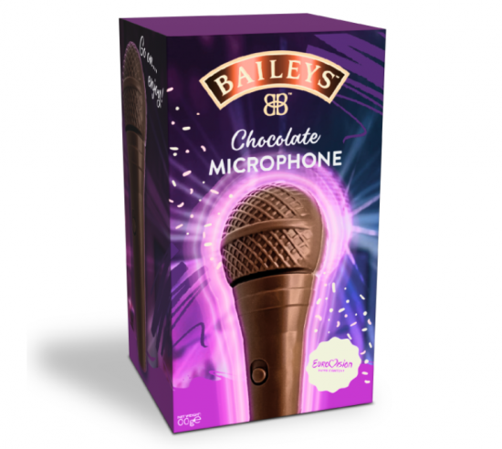 Upakovano.ru: Ирландский шоколатье Lir Chocolates и Baileys выпустили шоколад в форме микрофона